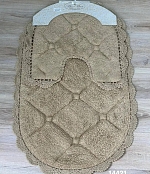 Коврик хлопковый "Miss Mari", Lace Medium Beige