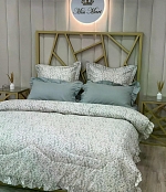 Комплект постельного белья с одеялом "Premium cotton",Мятный
