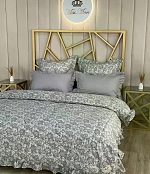 Комплект постельного белья с одеялом "Premium cotton",Белый, Серый